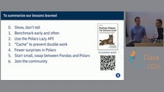 Sharing what we learned by converting a large codebase to Polars at PyData NYC