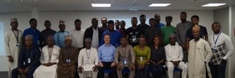 Group picture at e-Health Africa in Kano, Nigeria